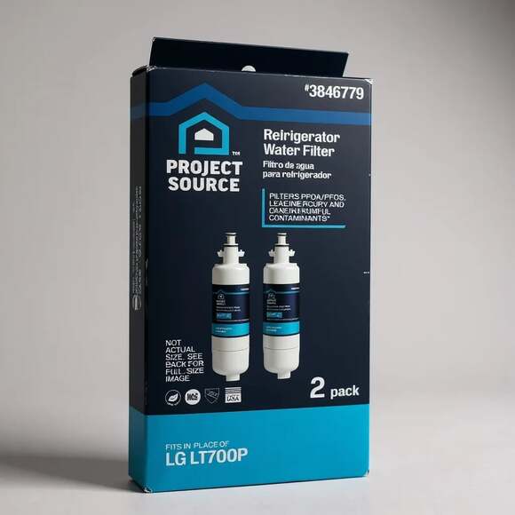Project Source Twist-in Refrigerator Water Filter L-1 Fits LG LT500P 108523 - Picture 1 of 5